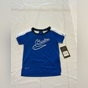 NWT Nike Kids Blue and White DRI FIT size 2T